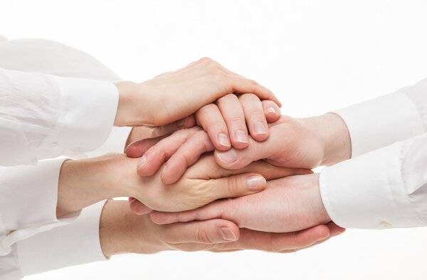 Группа рук бизнесменов
 