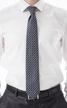 İşadamı bekleyen bir poz ayakta