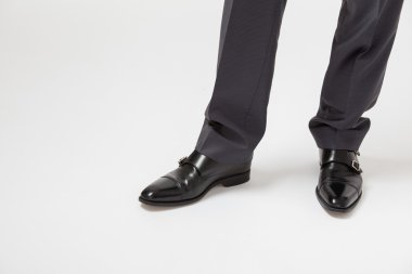 Yerde duran işadamı