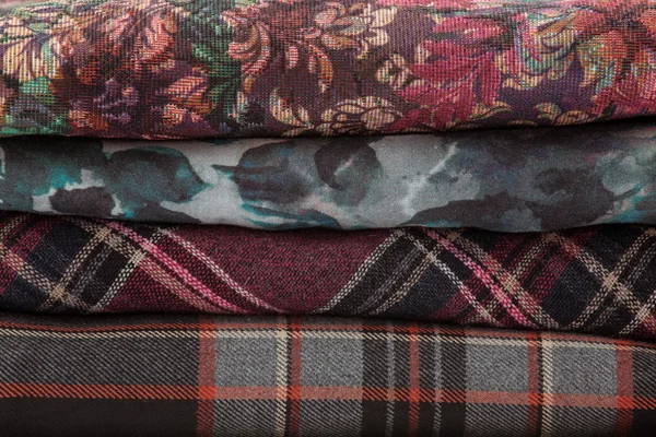 Textil bakgrund på nära håll — Stockfoto