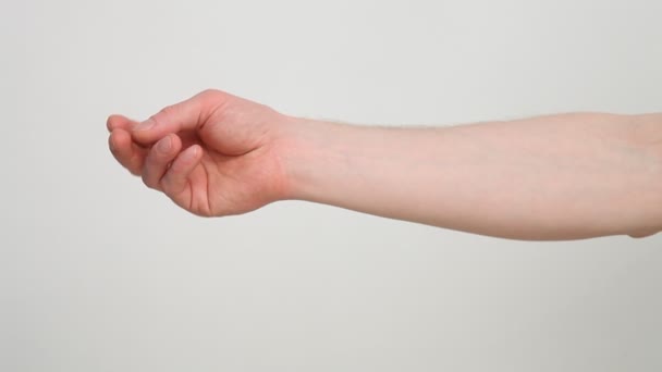 mâle main claquement 