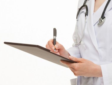 Tanınmayan doktor holding Pano