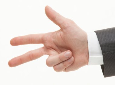 Parmaklarında sayma işadamı