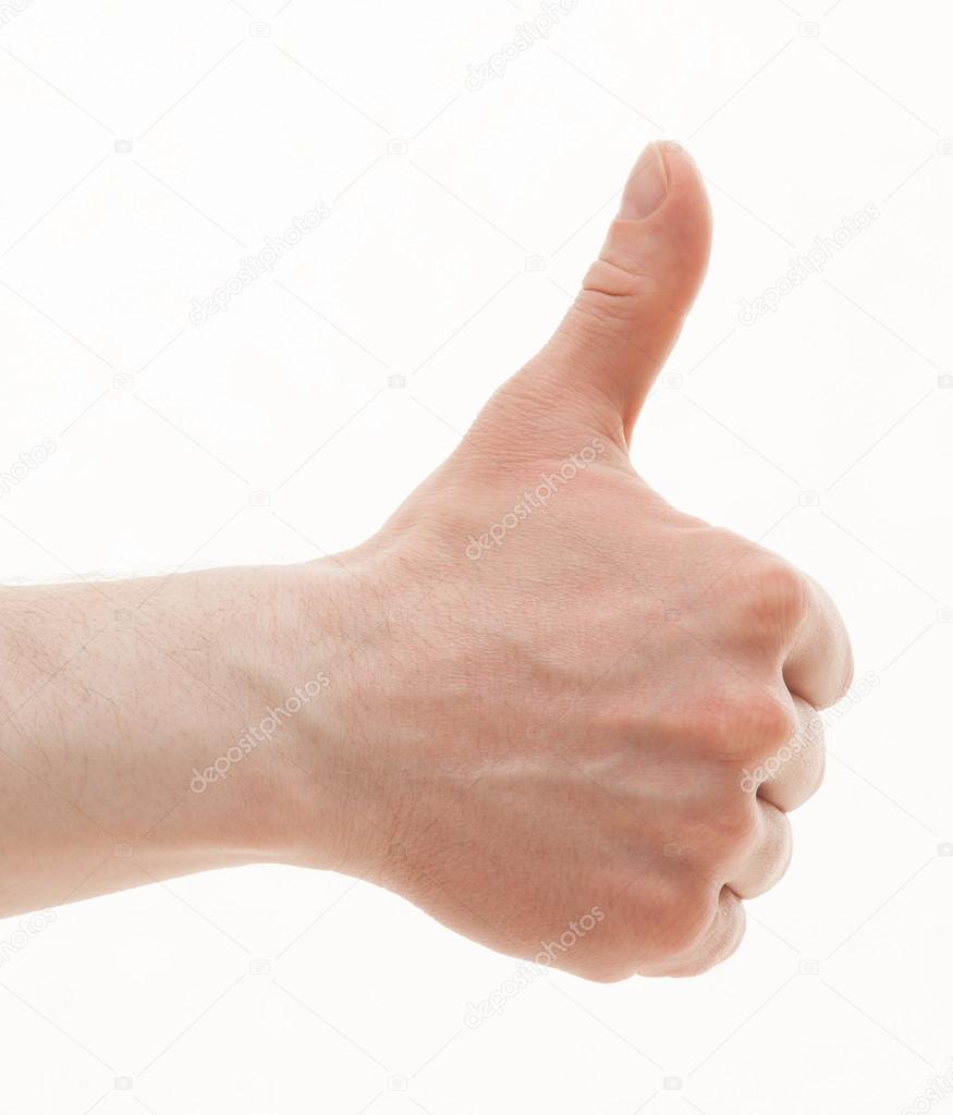 Imágenes: pulgar hacia arriba | Macho mano mostrando el dedo pulgar