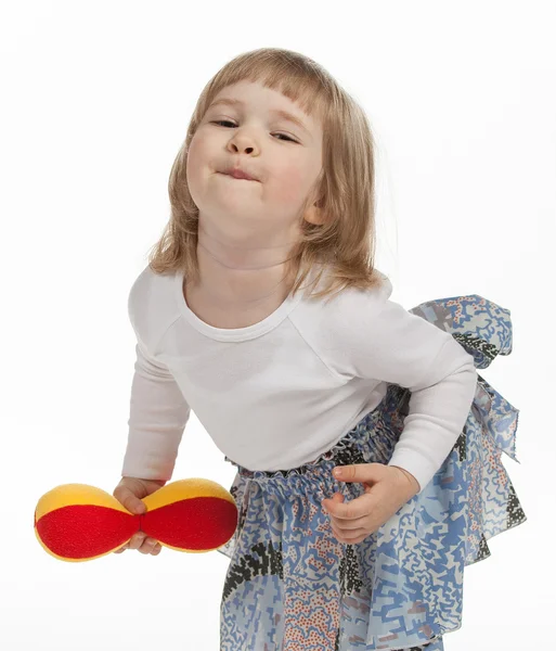 Dancing baby girl — Stock Photo, Image