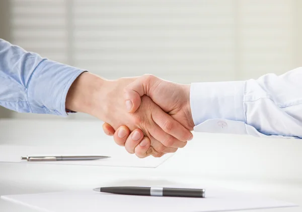 Pessoas de negócios handshaking — Fotografia de Stock