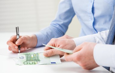 banknot sayma iş adamları