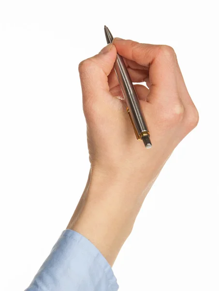 Handschrift mit Stift — Stockfoto