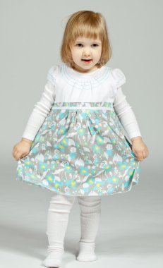 Küçük bir kızın portresi.