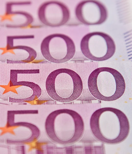 Банкноти євро крупним планом — стокове фото