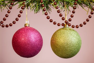 Noel topları arka planı