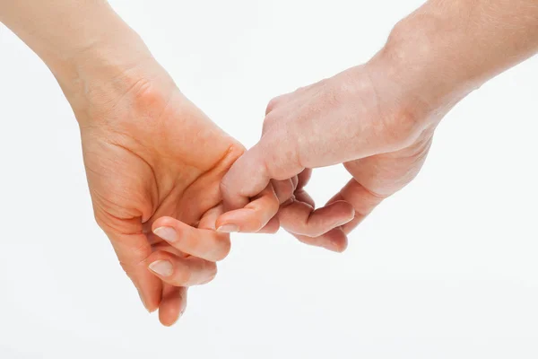 Male and female hands — Stock Photo, Image