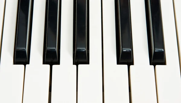 Pianotoetsen close up — Stockfoto