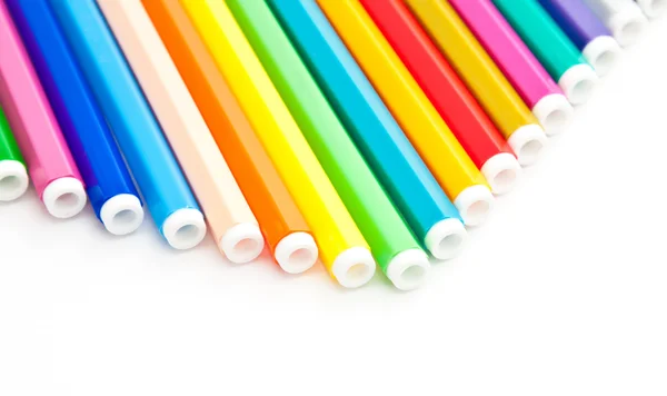 Colorful closed markers — Stock Photo, Image