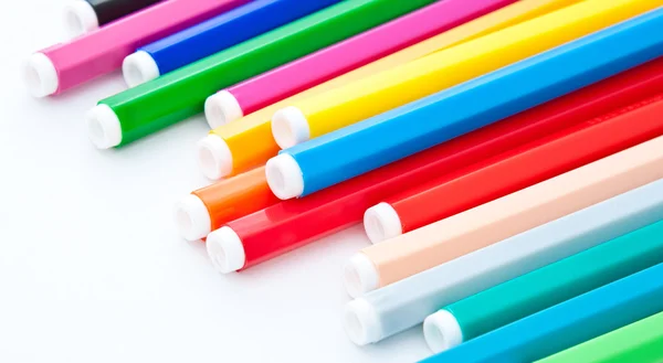 Colorful closed markers — Stock Photo, Image