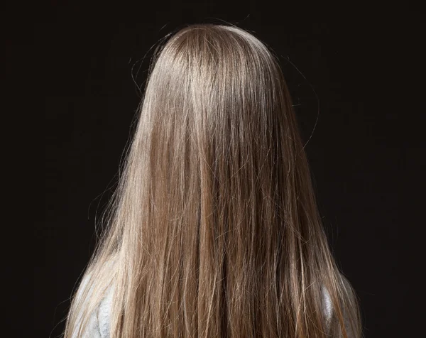 Little girl with beautiful long hair — Stock Photo, Image