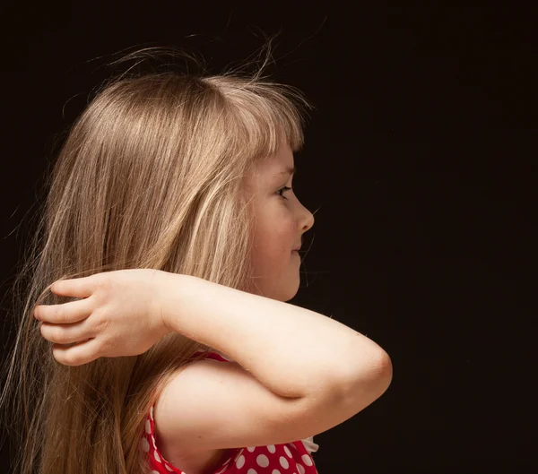 Menina com cabelo longo bonito — Fotografia de Stock