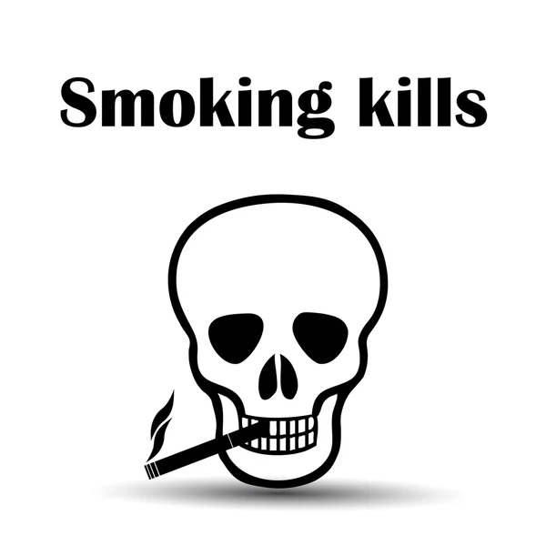 Smoking kills — Stock Vector