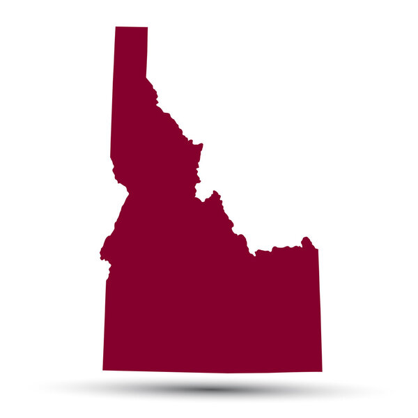 Map of the U.S. state of Idaho