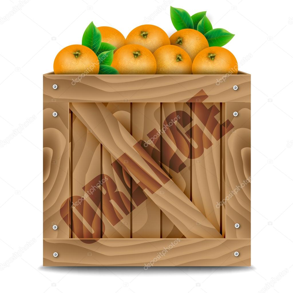 Oranges crate