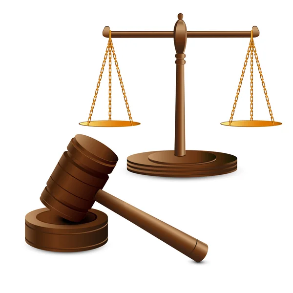 Scales of justice and gavel ⬇ Vector Image by © gabylya89 Vector