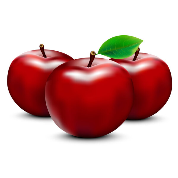 Красные яблоки
