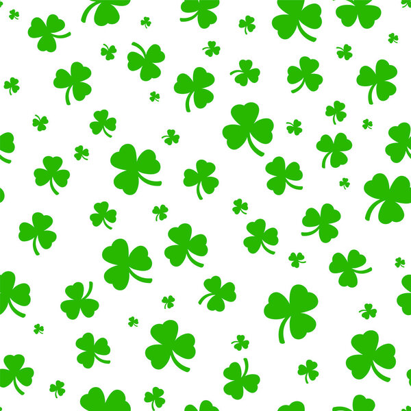 Безшовный рисунок клевера
