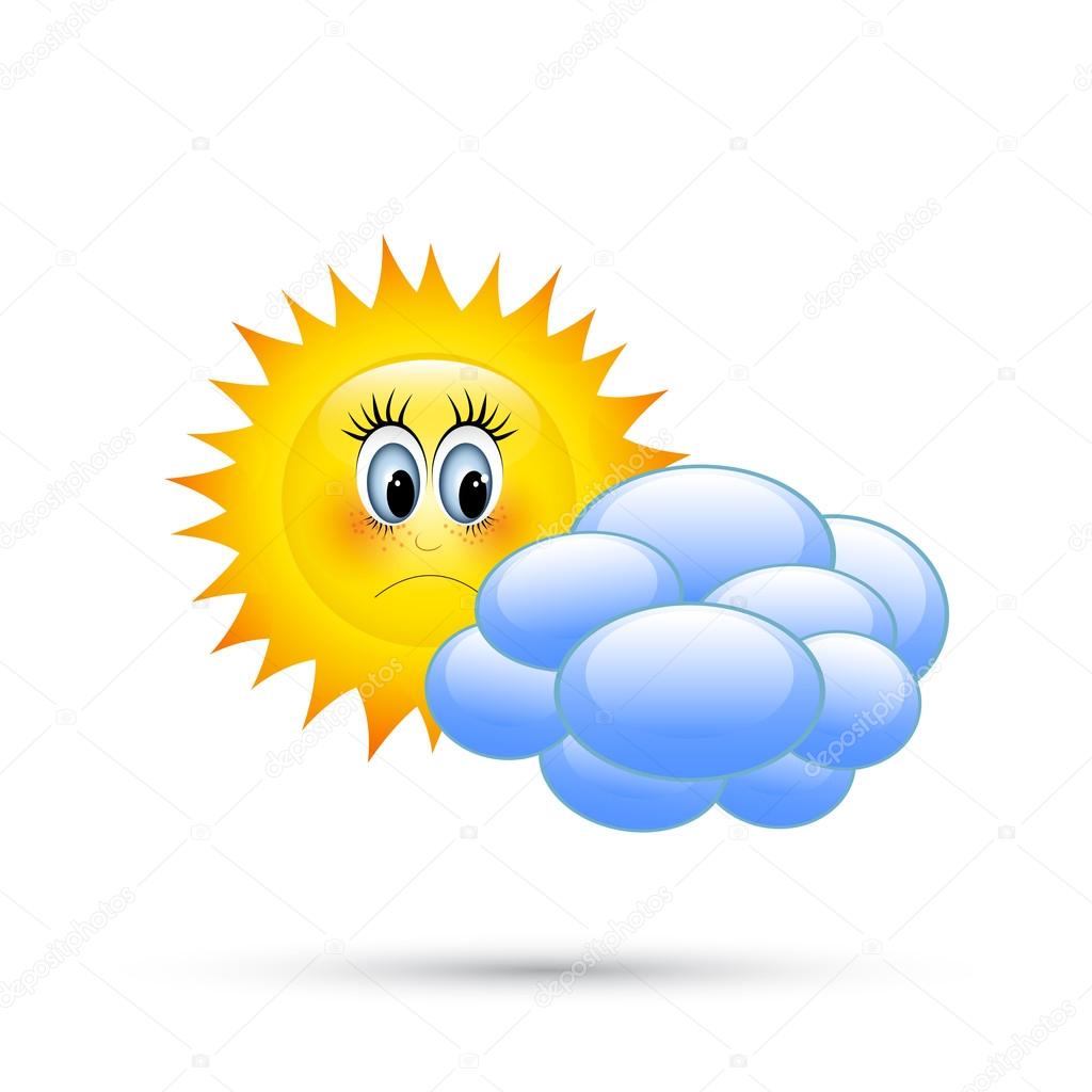 Sad sun Stock Vector Image by ©gabylya89 71276805