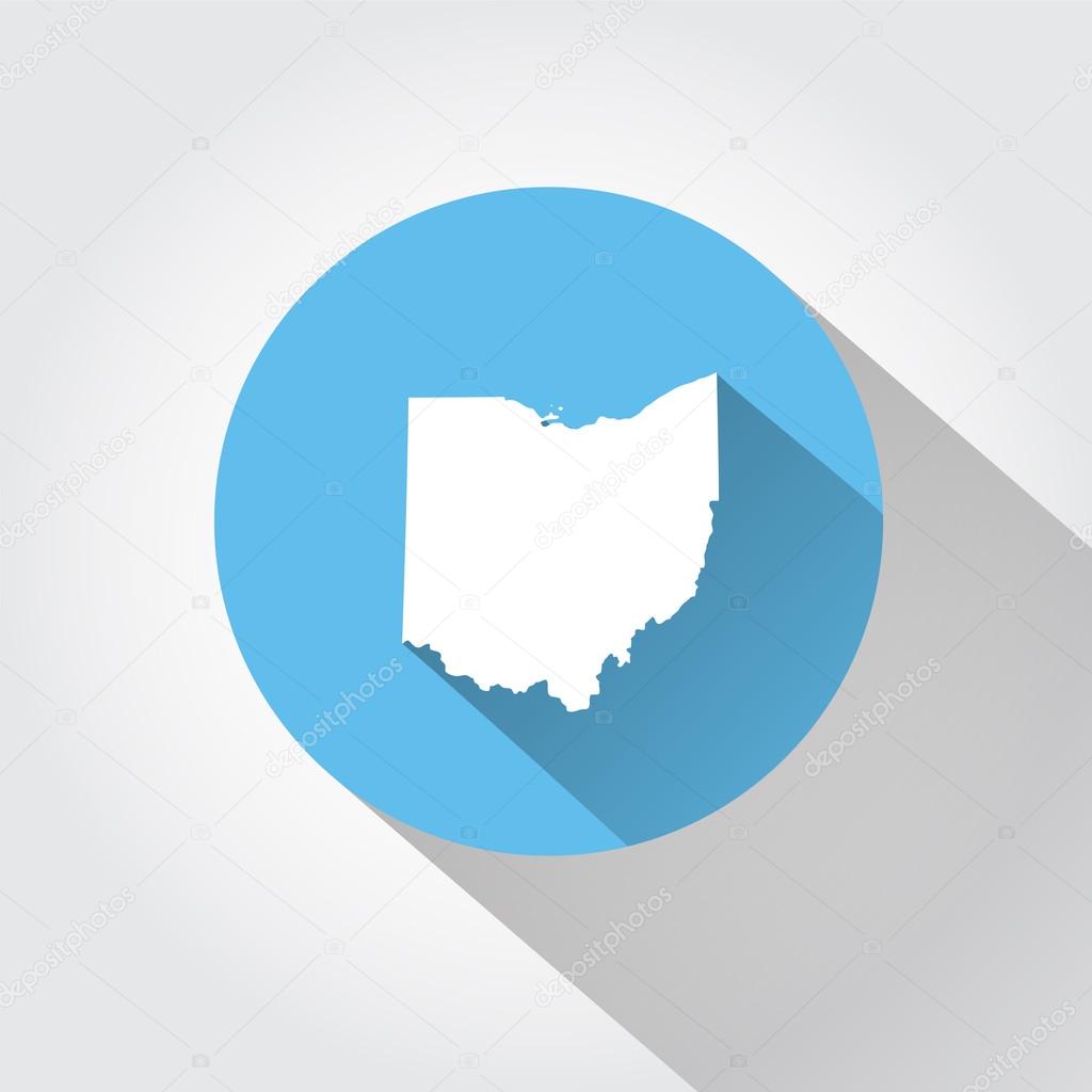 Map state of Ohio