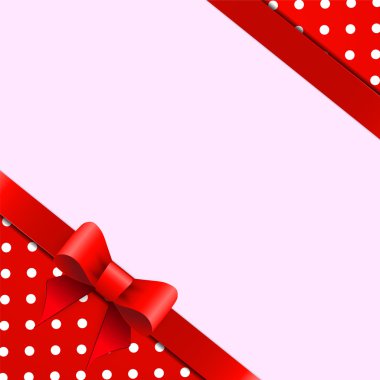 arka plan ile kırmızı yay