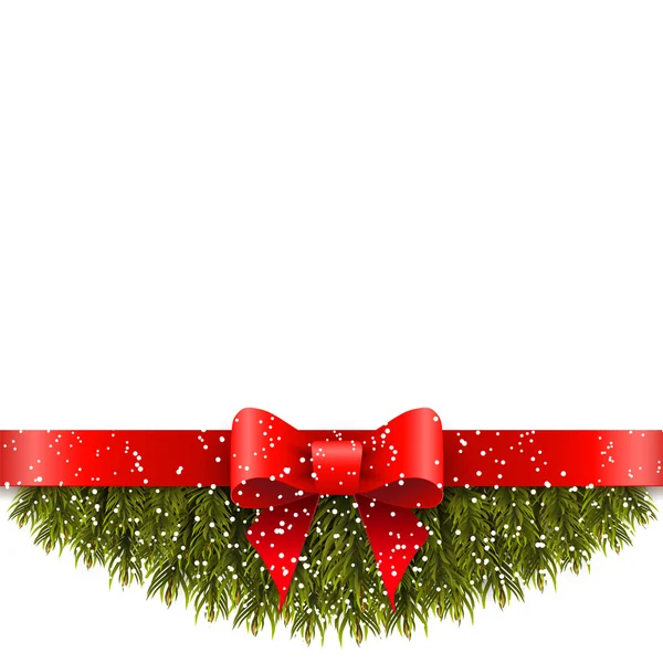 Karácsonyi dekoráció fehér háttér. — Stock Vector