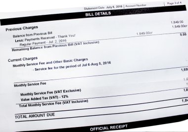 Fatura ayrıntıları bir alış irsaliyesindeki