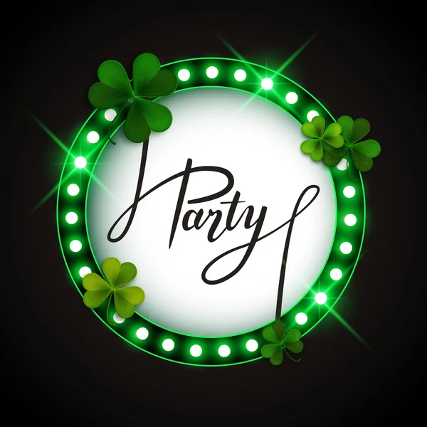 Saint Patrick 's Day Parteibanner — Stockvektor