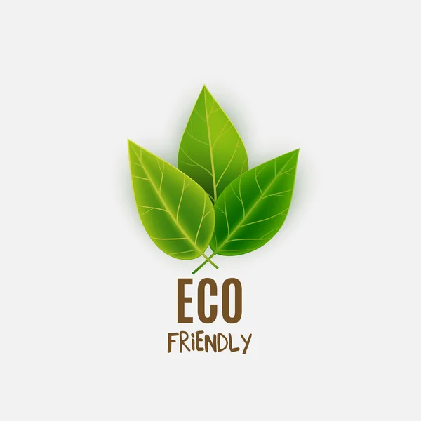 ECO segno amichevole — Vettoriale Stock