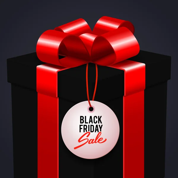 Black friday sale advertising — Stock Vector