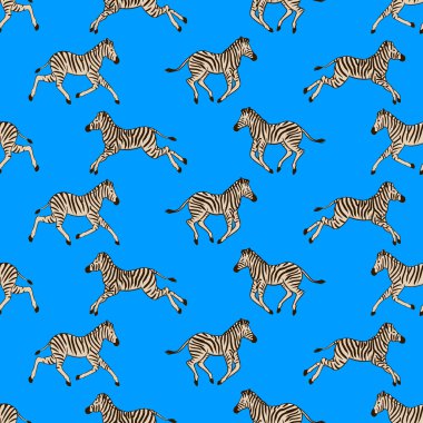 Zebralarla kusursuz desen.