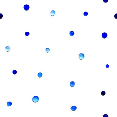 Sulu boya damla ile desen.