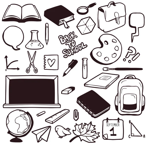 School elements — Stock Vector