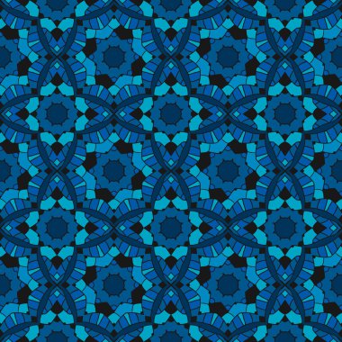 Süs seamless modeli, etnik tasarım