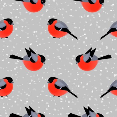 Bullfinches deseni