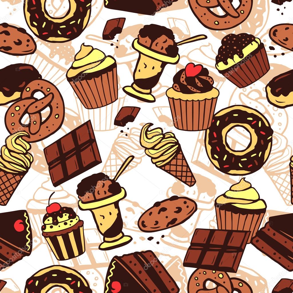 Sweet food pattern