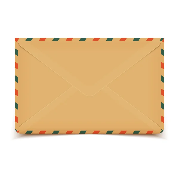 Envelope retro em branco — Vetor de Stock