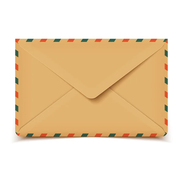 Пустой ретро конверт — стоковый вектор