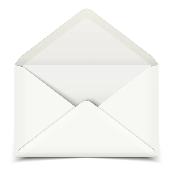 Lege geopende envelop — Stockvector