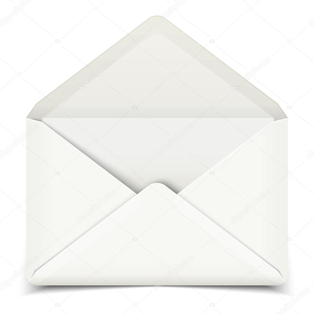 Blank   open envelope