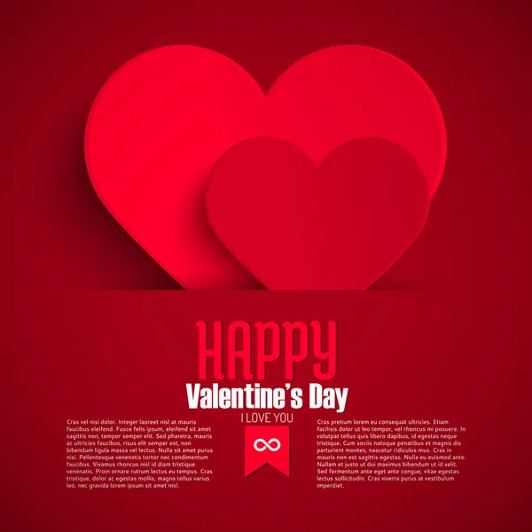 Valentine day card — Stock Vector