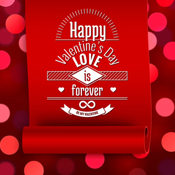 Valentine greeting card — Stock Vector