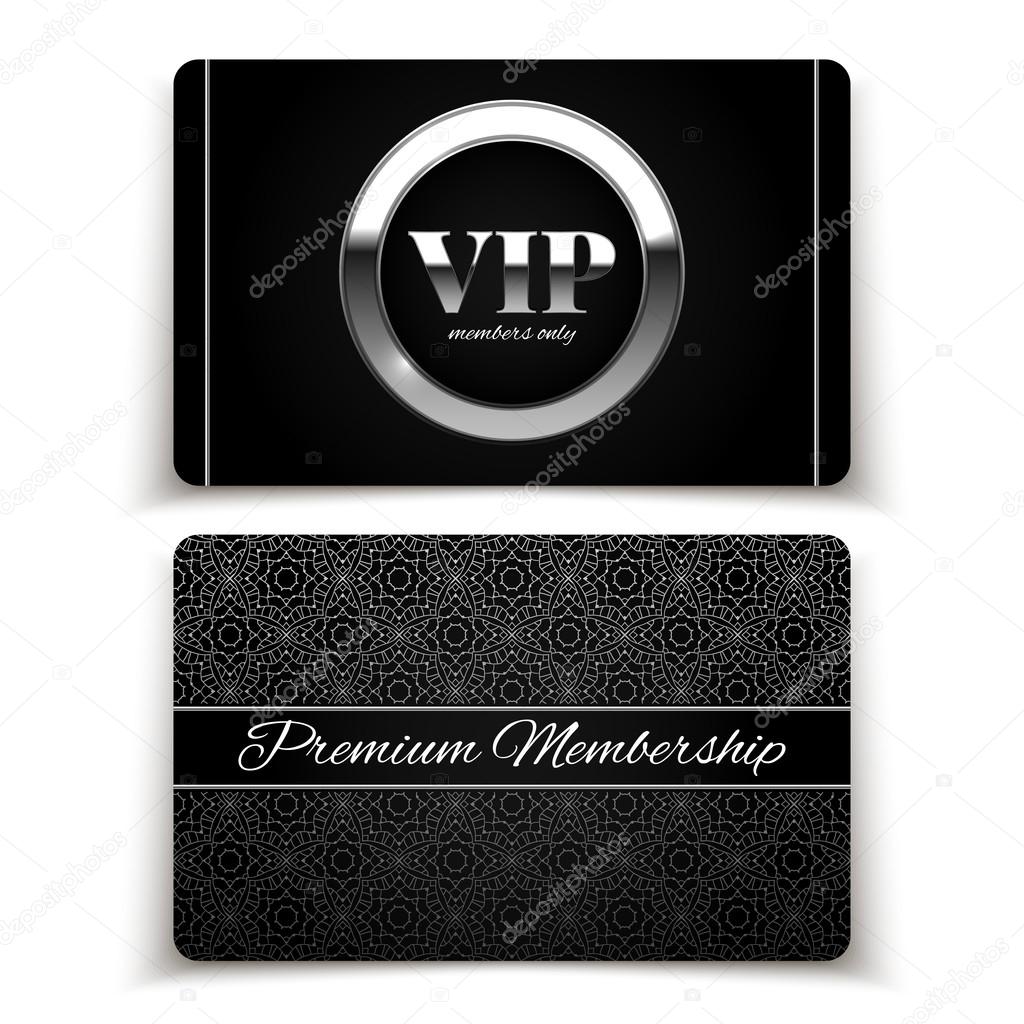 Silver VIP cards
