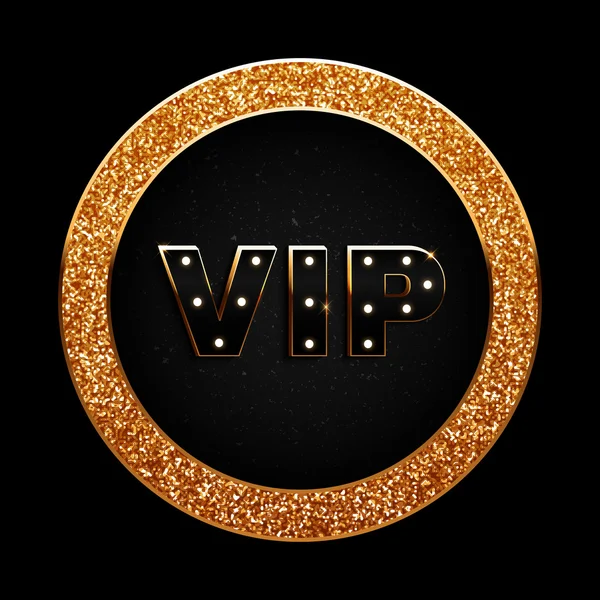 Altın vip kartı — Stok Vektör