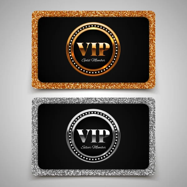 VIP Prémium tag kártyák — Stock Vector
